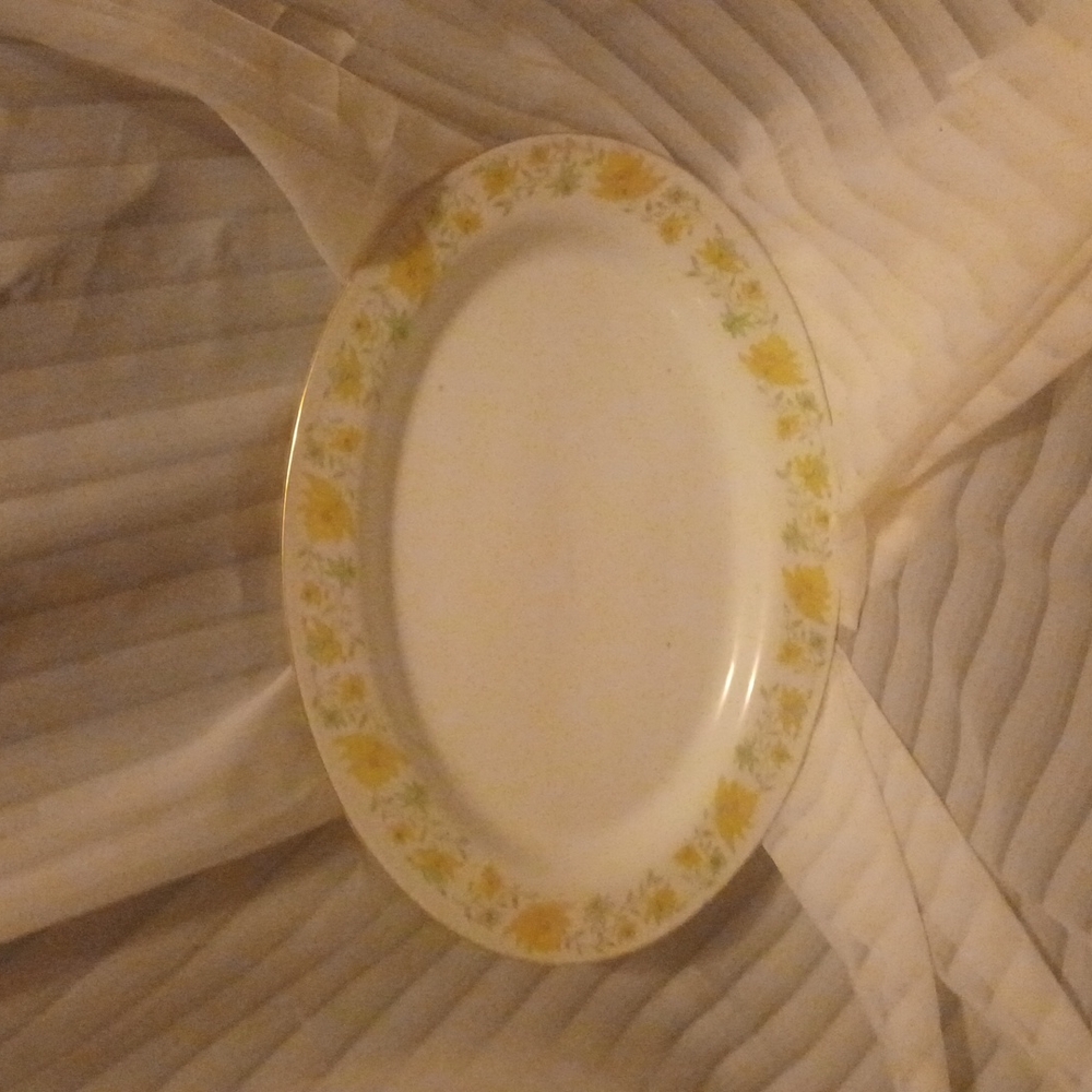Sunflower China platter